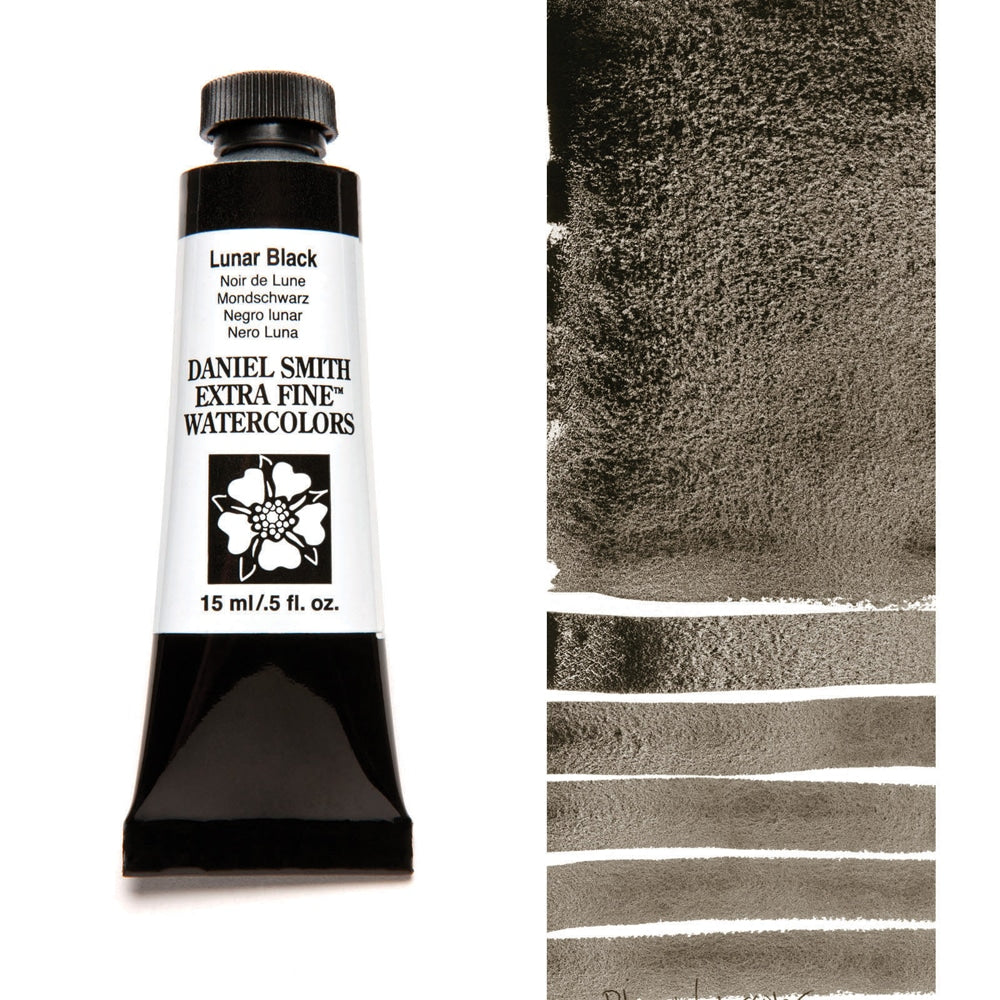 AQUARELA DANIEL SMITH 05ml EXTRA FINE Lunar Black 049