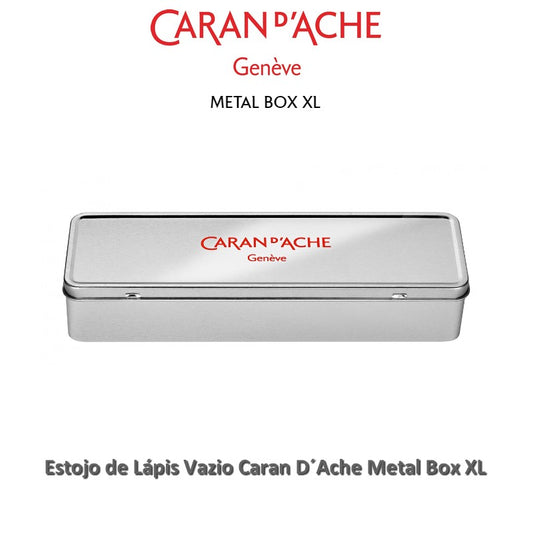 ESTOJO LAPIS CARAN DACHE METAL XL GRANDE 18 LAPIS