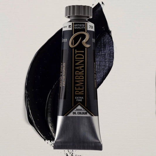 OLEO TALENS REMBRANDT 015ml 708 PAYNES GREY S1
