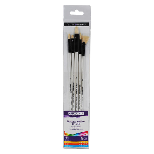 ESTOJO PINCEIS DALER ROWNEY GRADUATE BRISTLE C/ 05 CABO LONGO