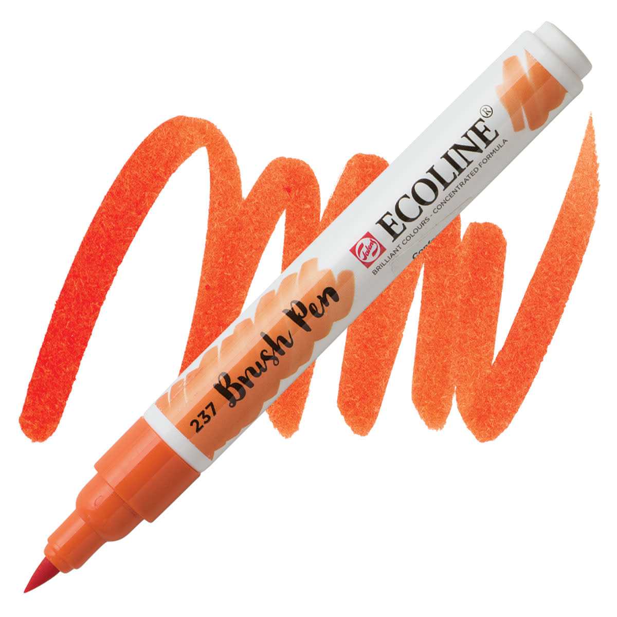 ECOLINE BRUSH PEN 237 DEEP ORANGE