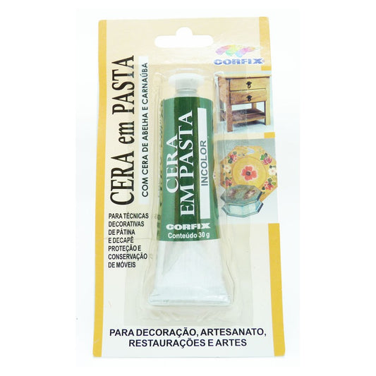 CERA EM PASTA INCOLOR CORFIX 37ml