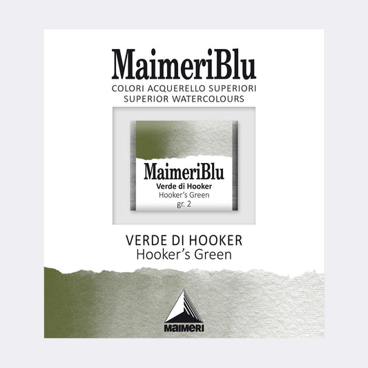 AQUARELA MAIMERIBLU ARTISTS HALF PAN 325 HOOKERS GREEN