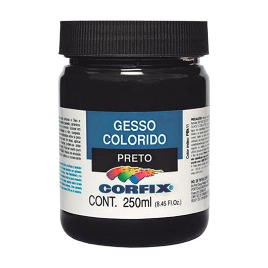 GESSO ACRILICO CORFIX PRETO 250ml