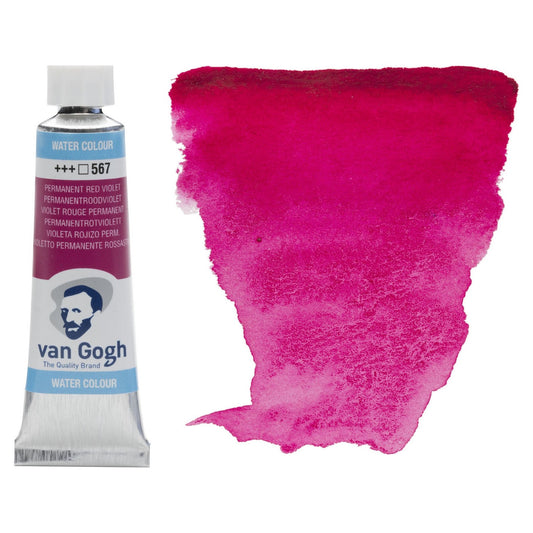 AQUARELA TALENS VAN GOGH 567 PERM RED VIOLET 10ML