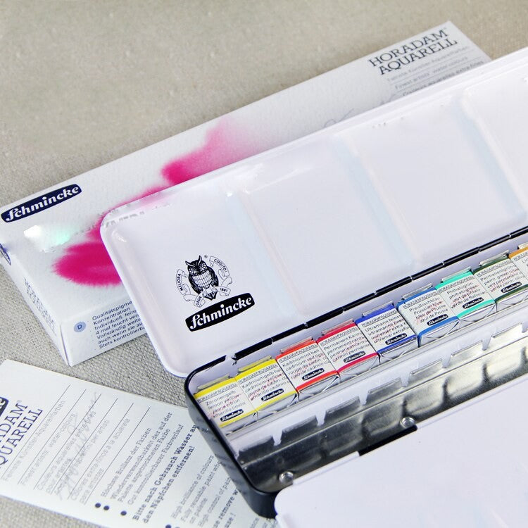 ESTOJO AQUARELA SCHMINCKE HORADAM 12 HALF PAN 74412