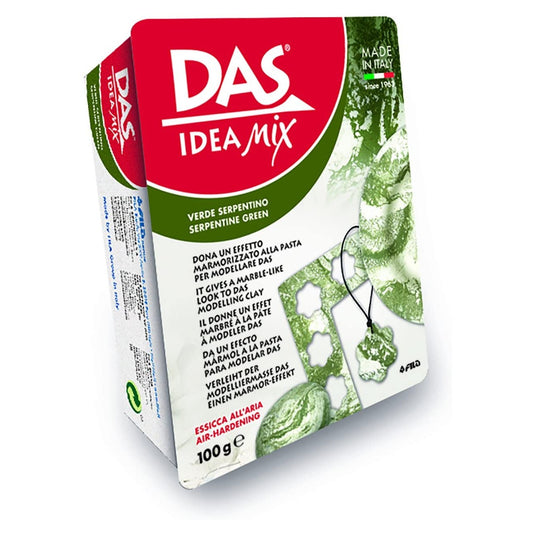 ARGILA DAS IDEA MIX SERPENTINE GREEN MODELAGEM CERAMICA FRIA