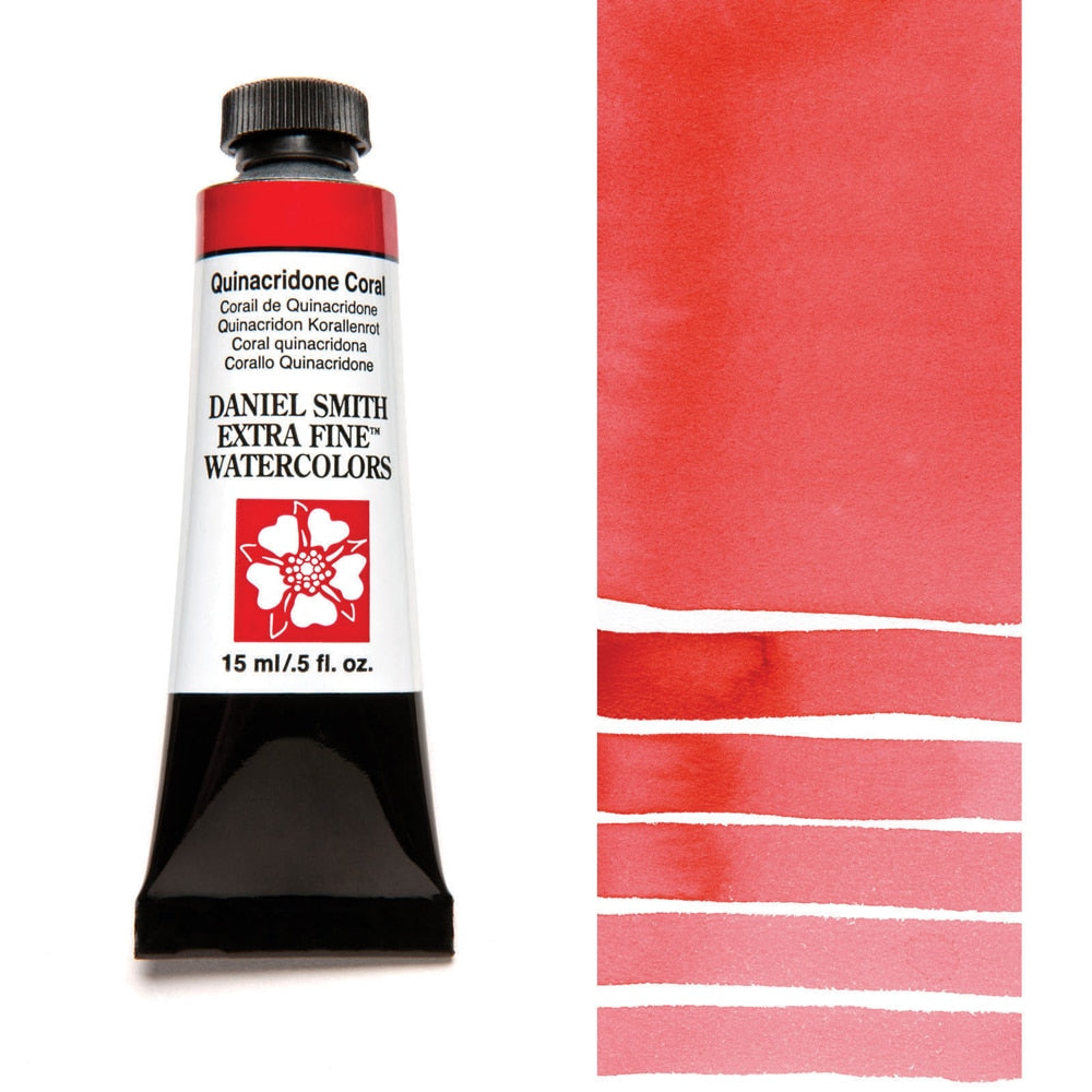 AQUARELA DANIEL SMITH 15ml EXTRA FINE Quinacridone Coral 088