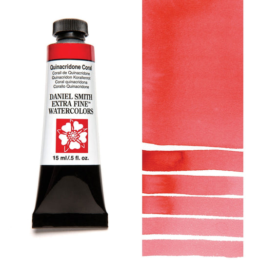 AQUARELA DANIEL SMITH 15ml EXTRA FINE Quinacridone Coral 088
