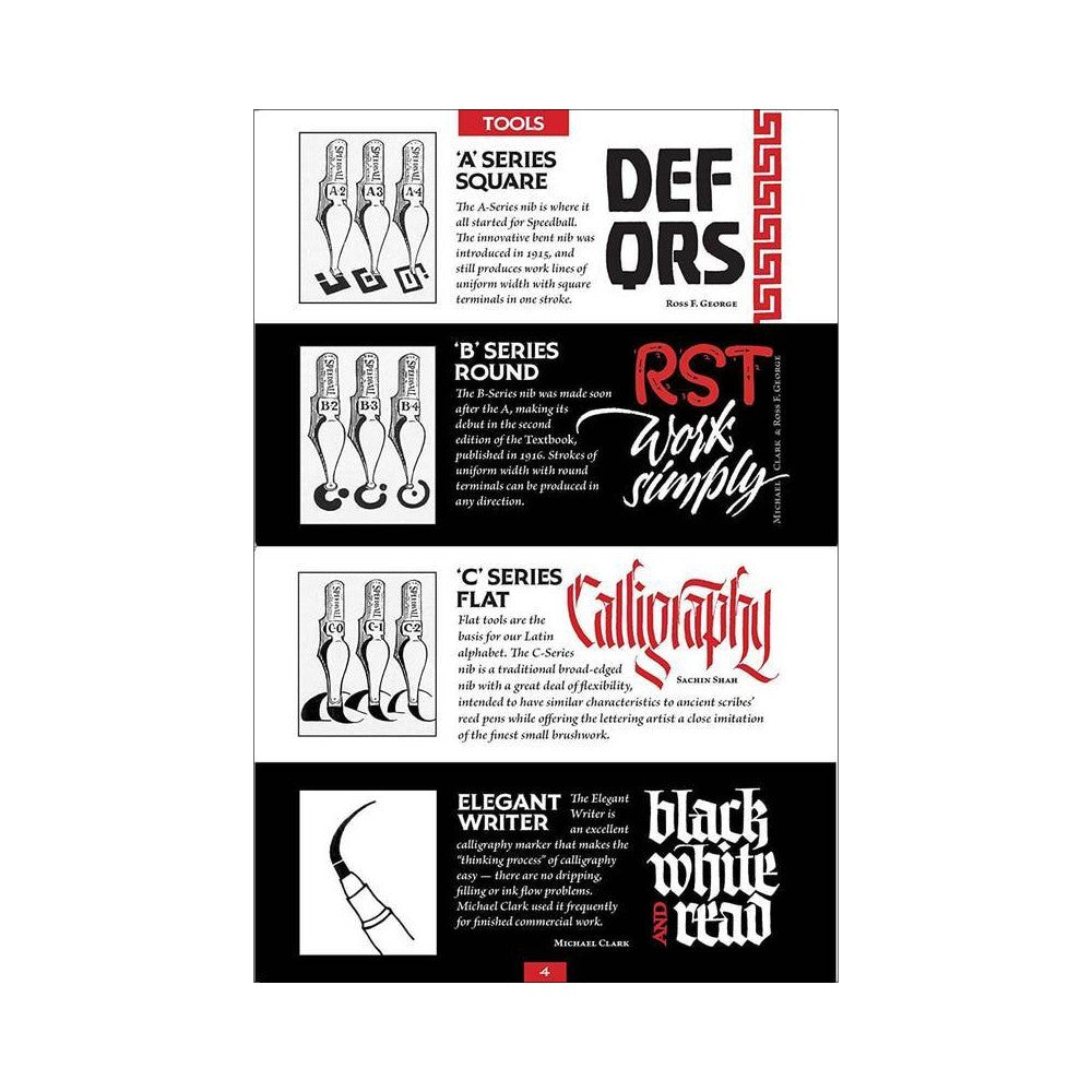 LIVRO "TEXTBOOK CALIGRAFIA SPEEDBALL 3073 EDICAO 25"