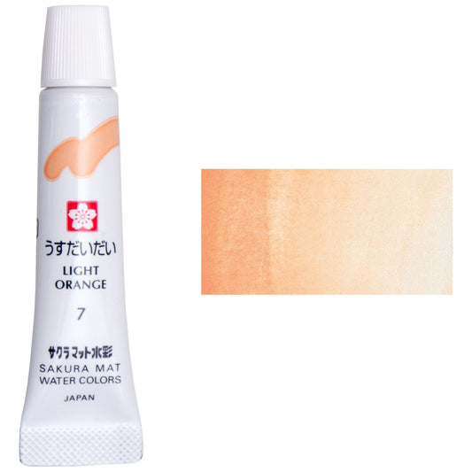 AQUARELA SAKURA MAT 5ML 07 LARANJA CLARO