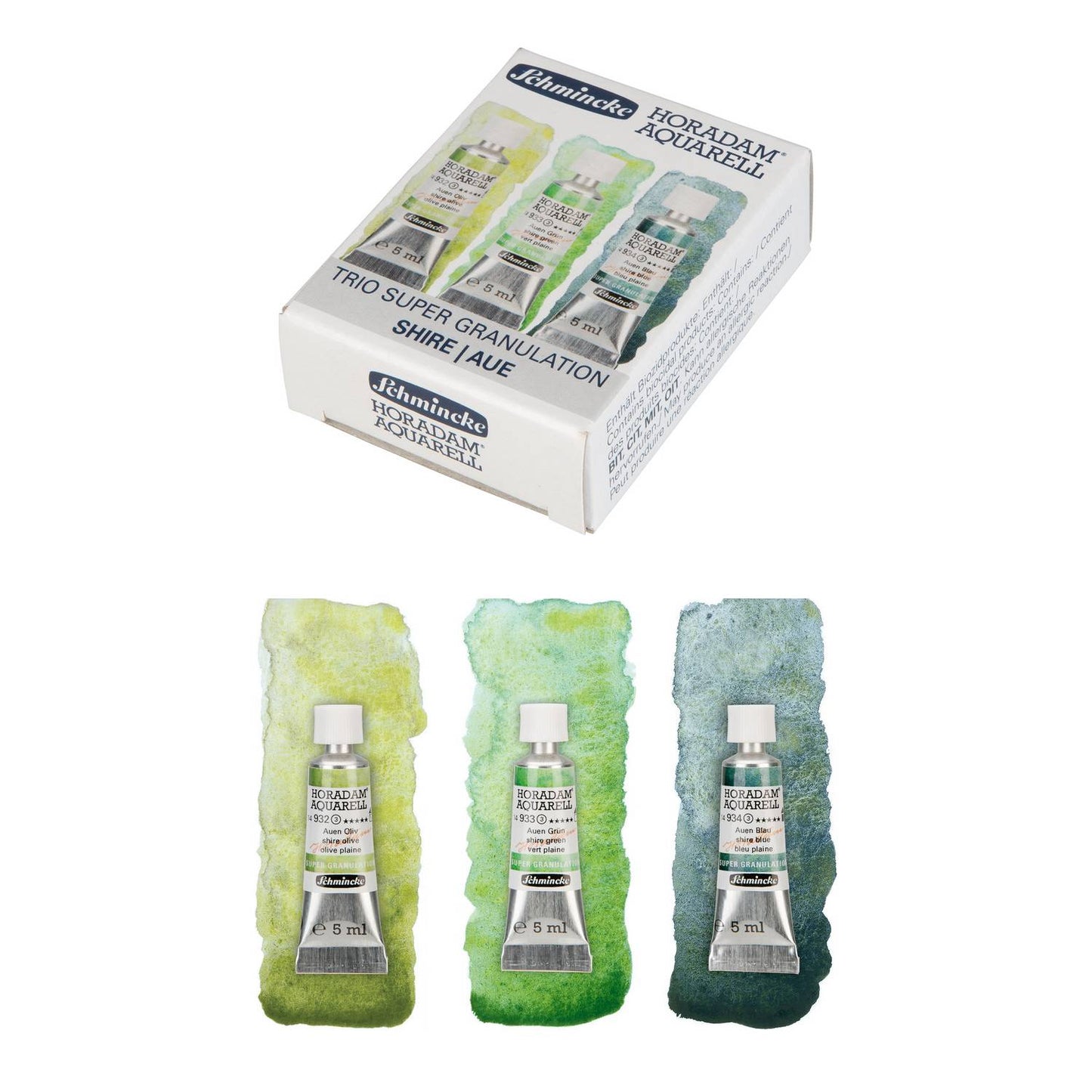 ESTOJO AQUARELA SCHMINCKE HORADAM SUPER GRANUL 5ML SHIRE C/ 03