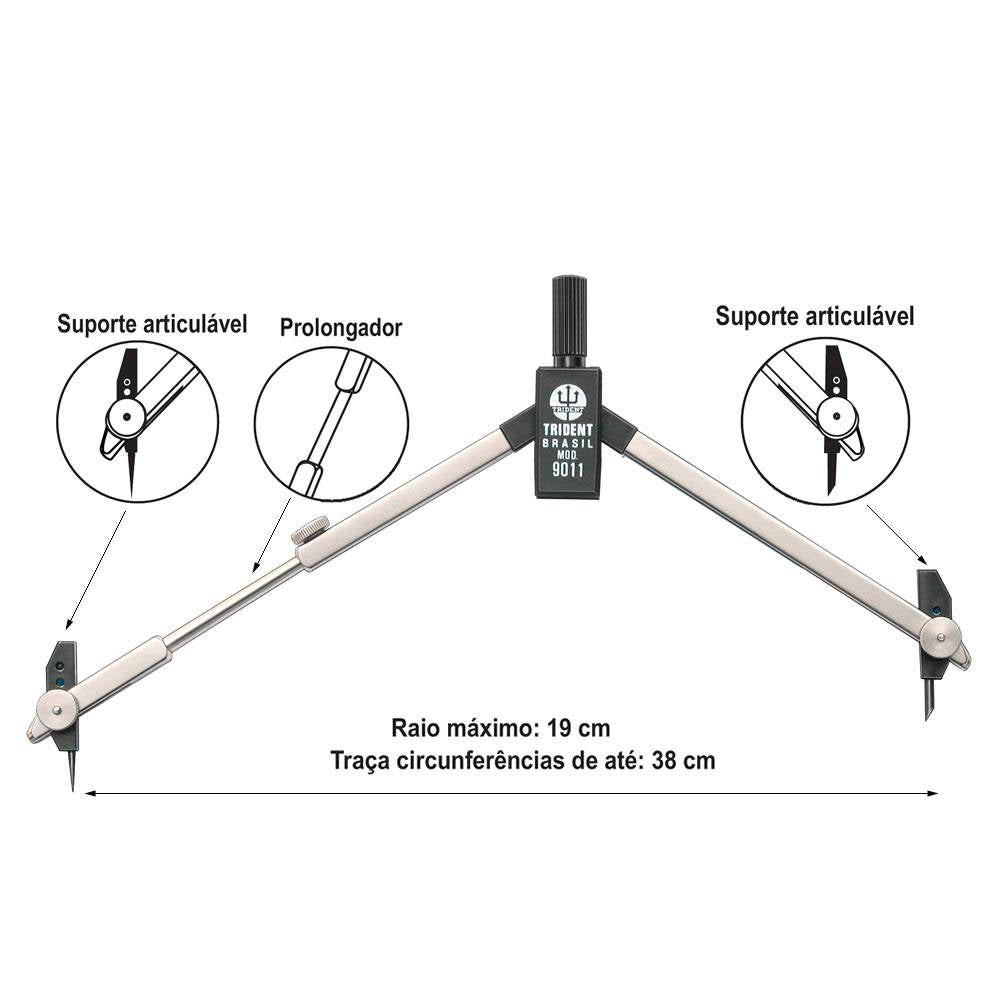 COMPASSO TRIDENT 9011 TECNICO COMPACTO