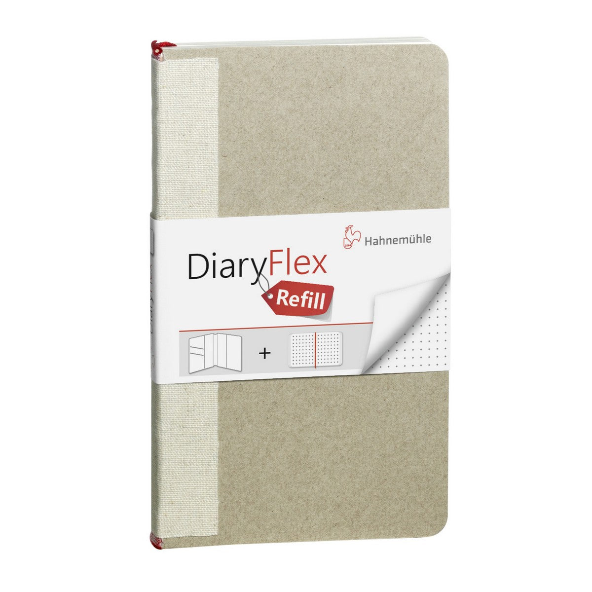 SKETCH HAHNEMUHLE DIARY FLEX 100g/m2 10x18cm PONTILHADO 80FL