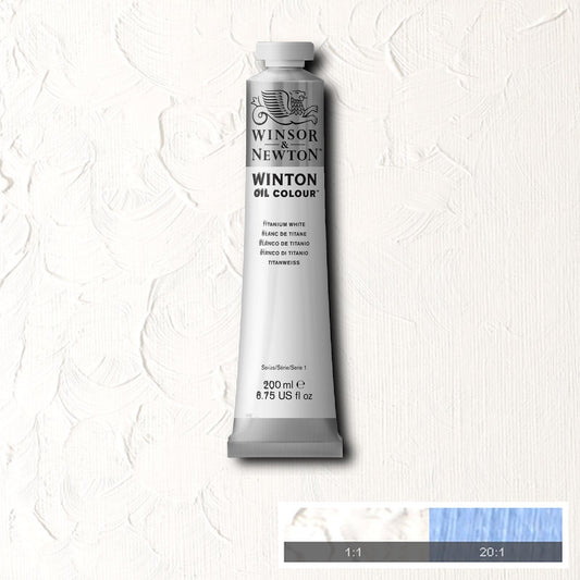OLEO WINSOR NEWTON WINTON 200ML 644 TITANIUM WHITE