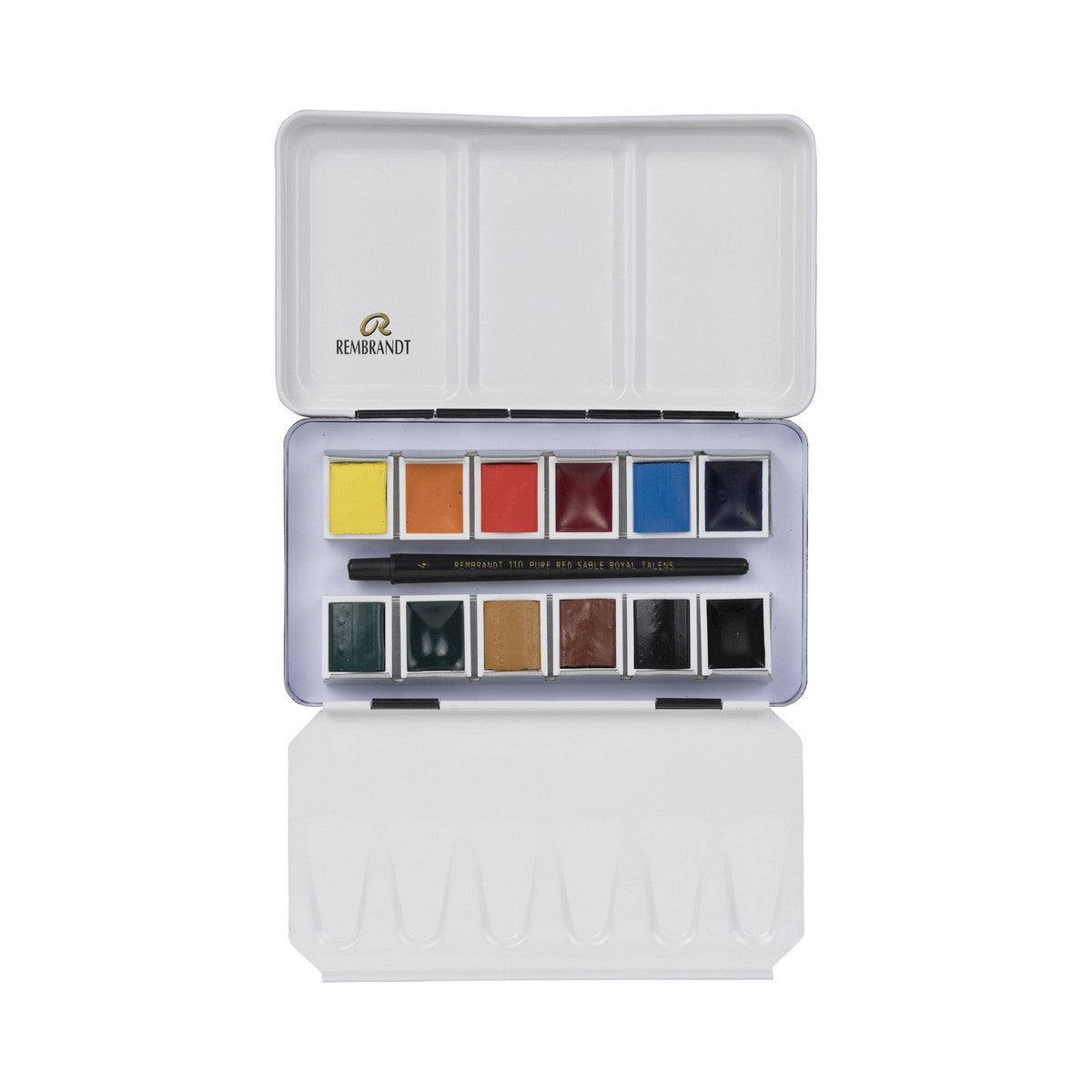 ESTOJO AQUARELA TALENS REMBRANDT 12 HALF MONO PIGMENTED SELE