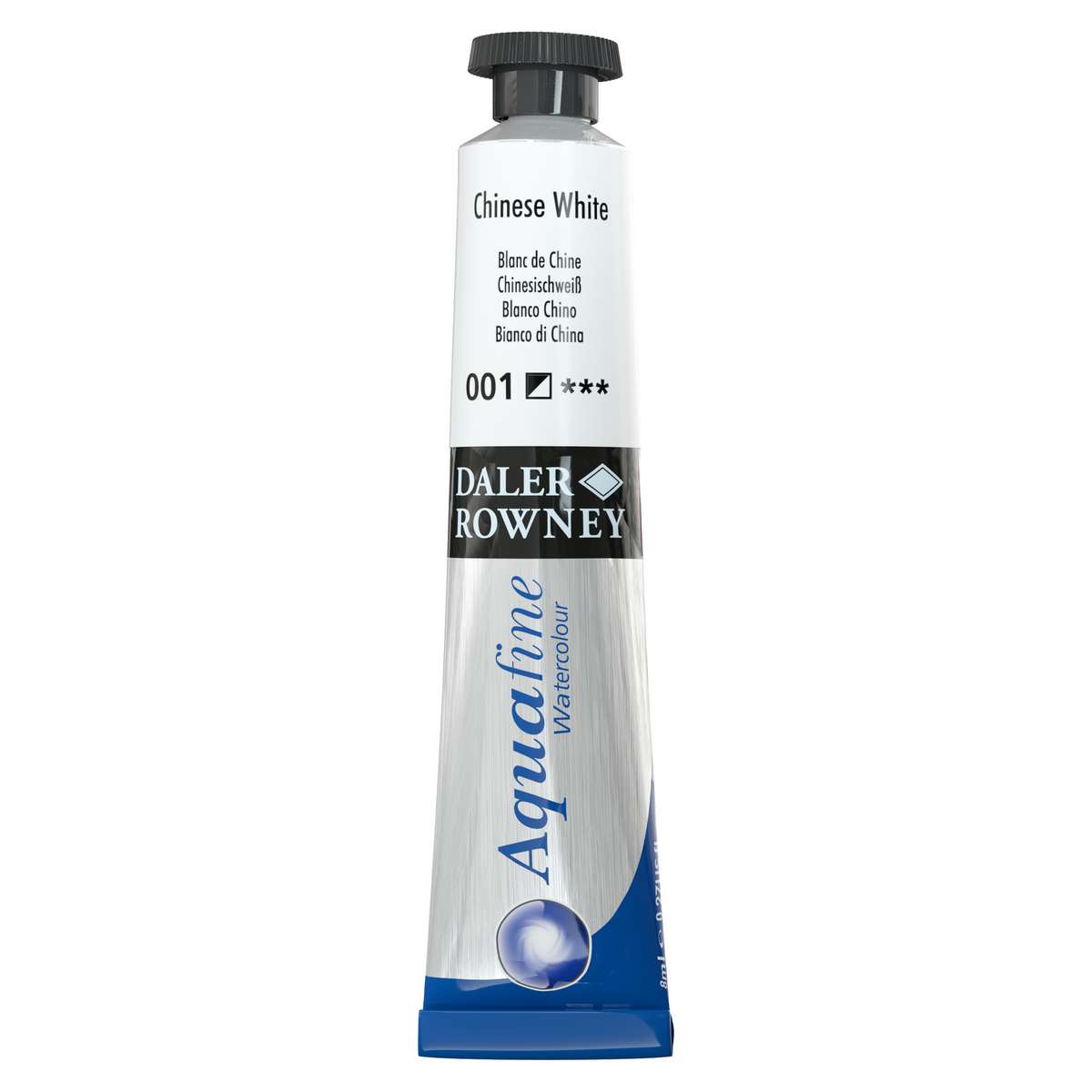 AQUARELA DALER ROWNEY AQUAFINE 8ML 001 BRANCO CHINES
