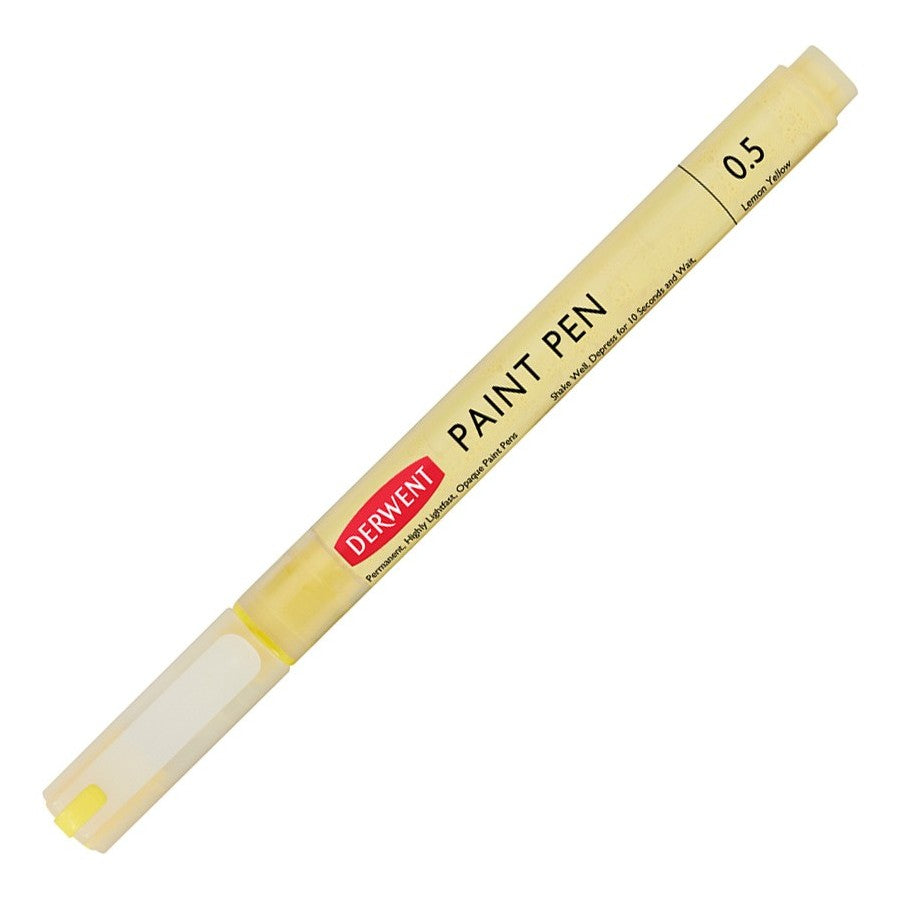 CANETA DERWENT PAINT PEN 0,5MM 01 LEMON YELLOW (#01 BRICKROAD)