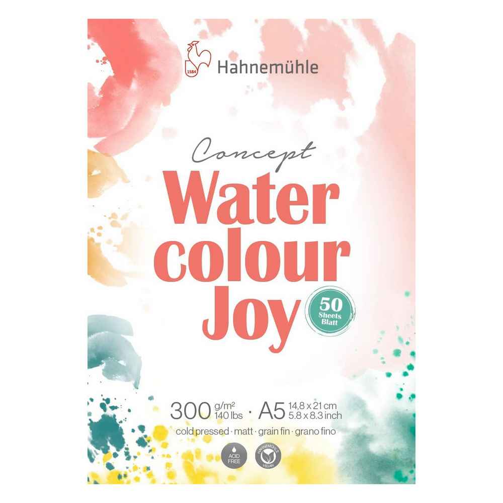 CONCEPT WATERCOLOUR JOY 300g/m2 TEXTURA FINA A5 50 FLS