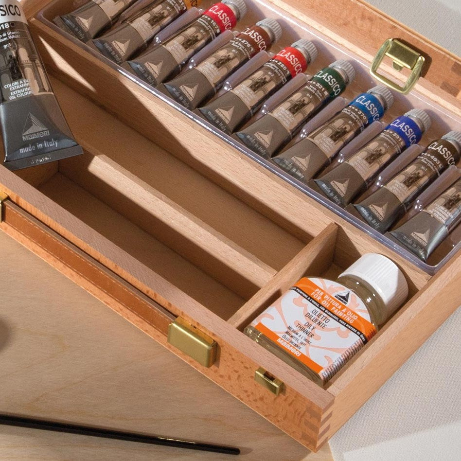 ESTOJO OLEO MAIMERI CLASSICO BEECHWOOD BOX 11 TBS + ACESS