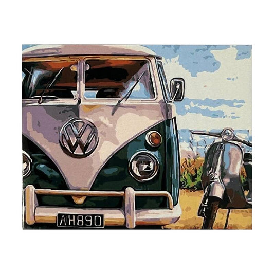 TELA PINTURA NUMERADA KOMBI 40X50 C3040-W5291