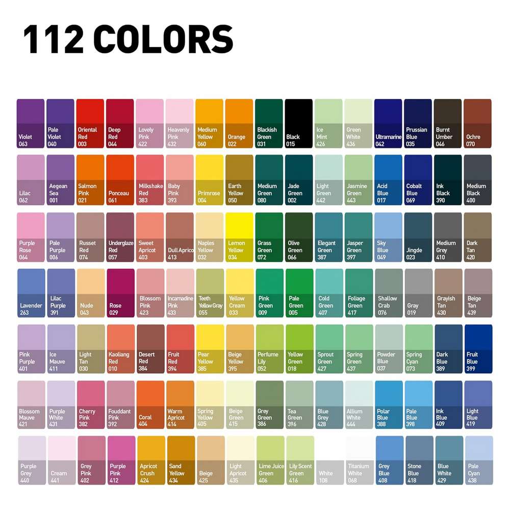 ESTOJO GOUACHE HIMI 112 CORES 12ML ESTOJO AZUL YSF237