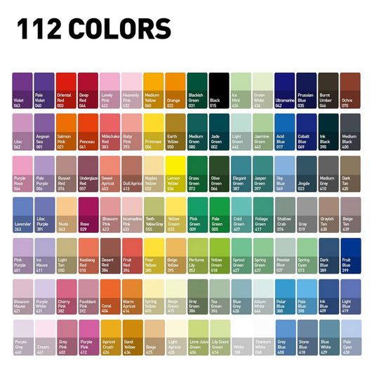 ESTOJO GOUACHE HIMI 112 CORES 12ML ESTOJO AZUL YSF237
