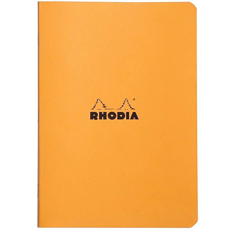 BLOCO RHODIA CLASSIC ORANGE GRAMPEADO A5 48FLS 119188C