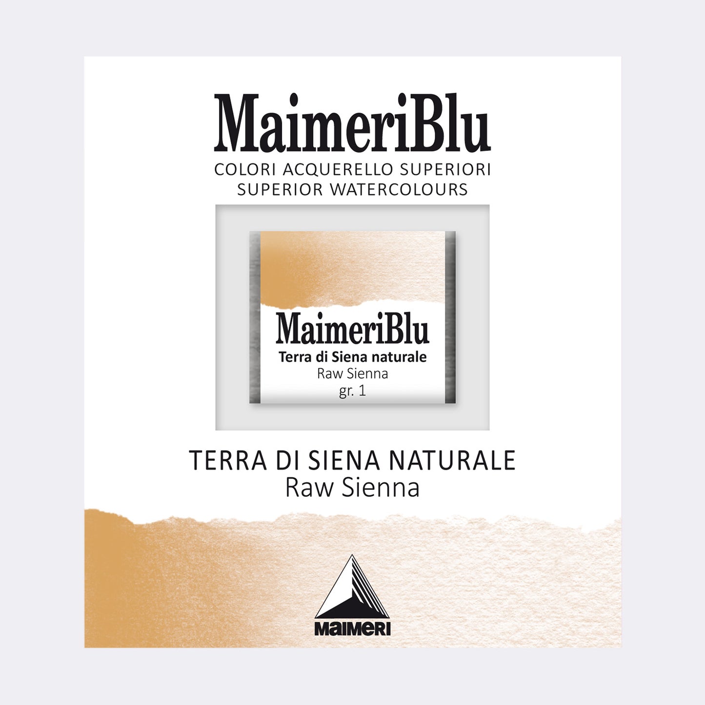 AQUARELA MAIMERIBLU ARTISTS HALF PAN 161 RAW SIENNA