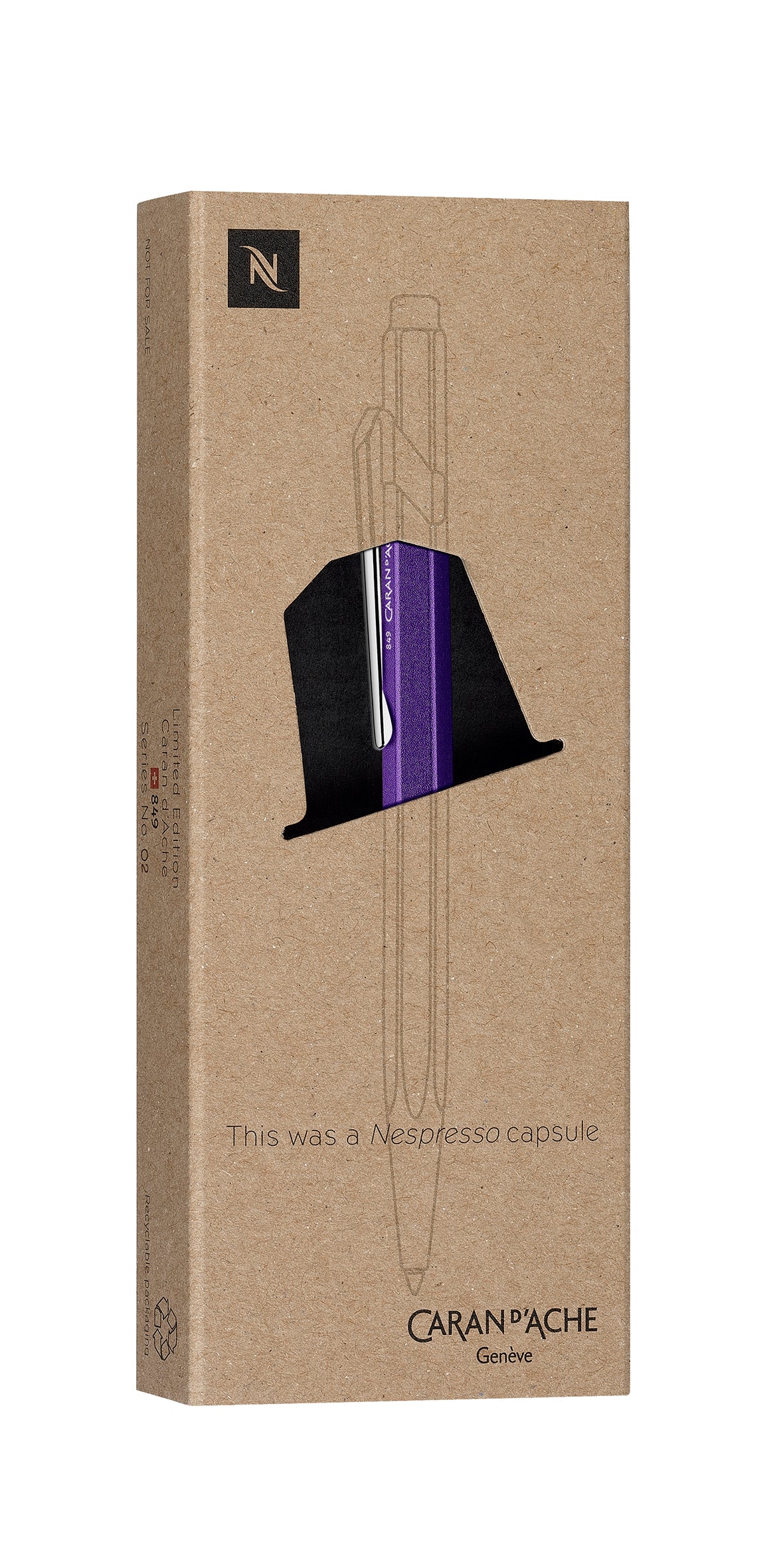 CANETA CARAN D'ACHE 849 NESPRESSO - VIOLET