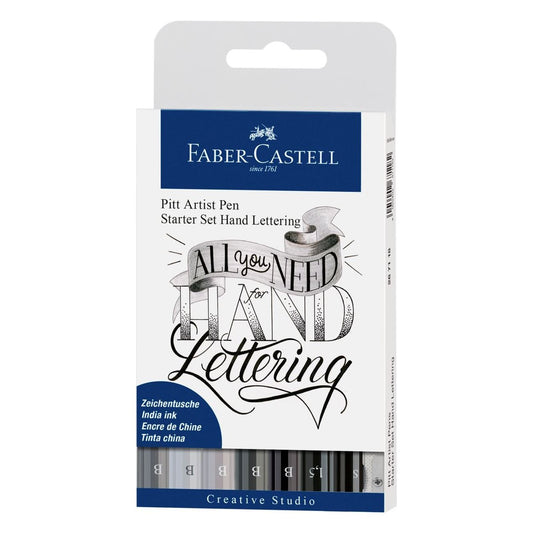 CANETA FABER CASTELL PITT 07 HAND LETTERING + ACESSORIOS