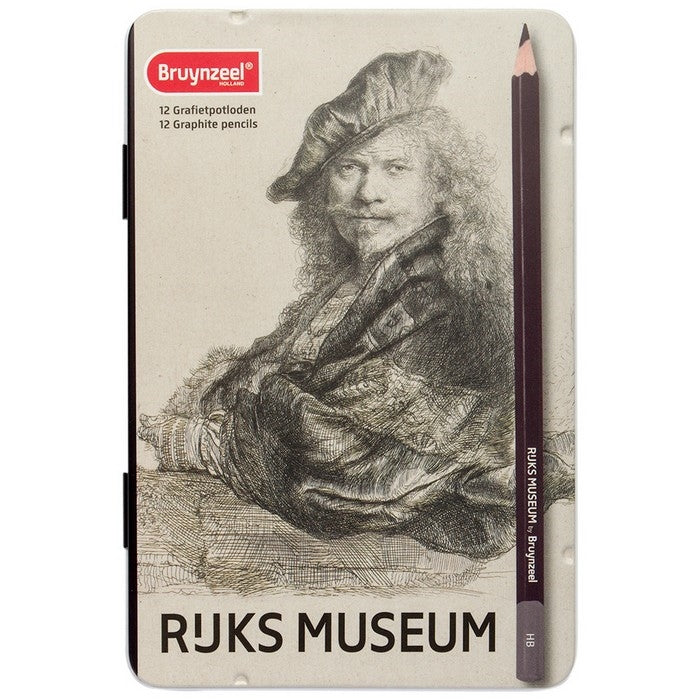 ESTOJO LAPIS GRADUADO BRUYNZEEL RIJKS MUSEUM 12 GRADUAÇOES