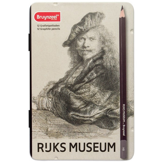 ESTOJO LAPIS GRADUADO BRUYNZEEL RIJKS MUSEUM 12 GRADUAÇOES