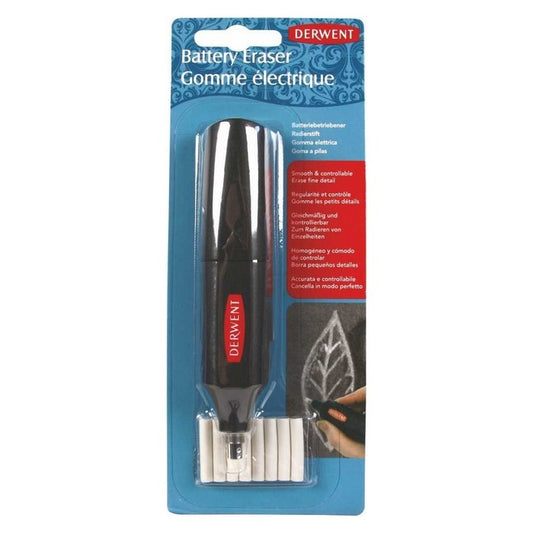 BORRACHA ELETRICA PARA DESENHO DERWENT + 8 REFIS