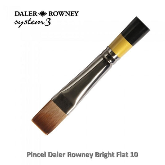 PINCEL DALER ROWNEY SYSTEM 3 BRIGHT 10 SY41
