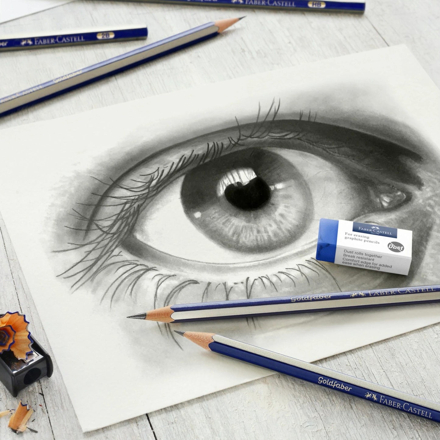 LAPIS GRADUADO FABER CASTELL GRAPHITE SKETCH SET C/ 06 + ACE