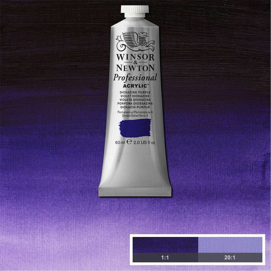 ACRILICA WINSOR NEWTON PROFISSIONAL 60ML 229 DIOXAZINE PURPLE S3