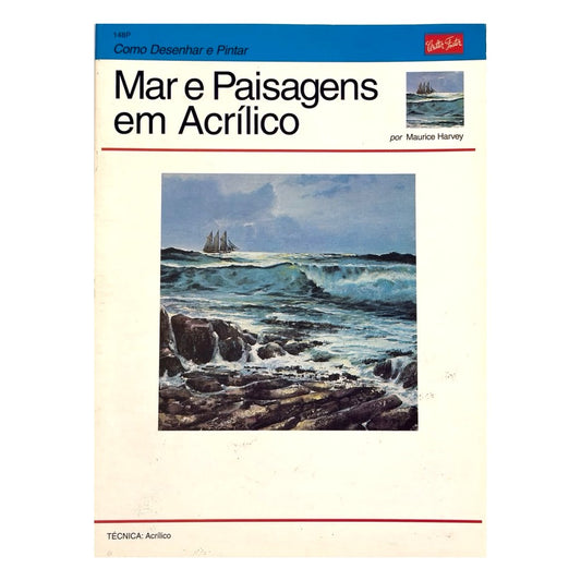 REVISTA 148 "MAR E PAISAGENS EM ACRILICO" WALTER FOSTER