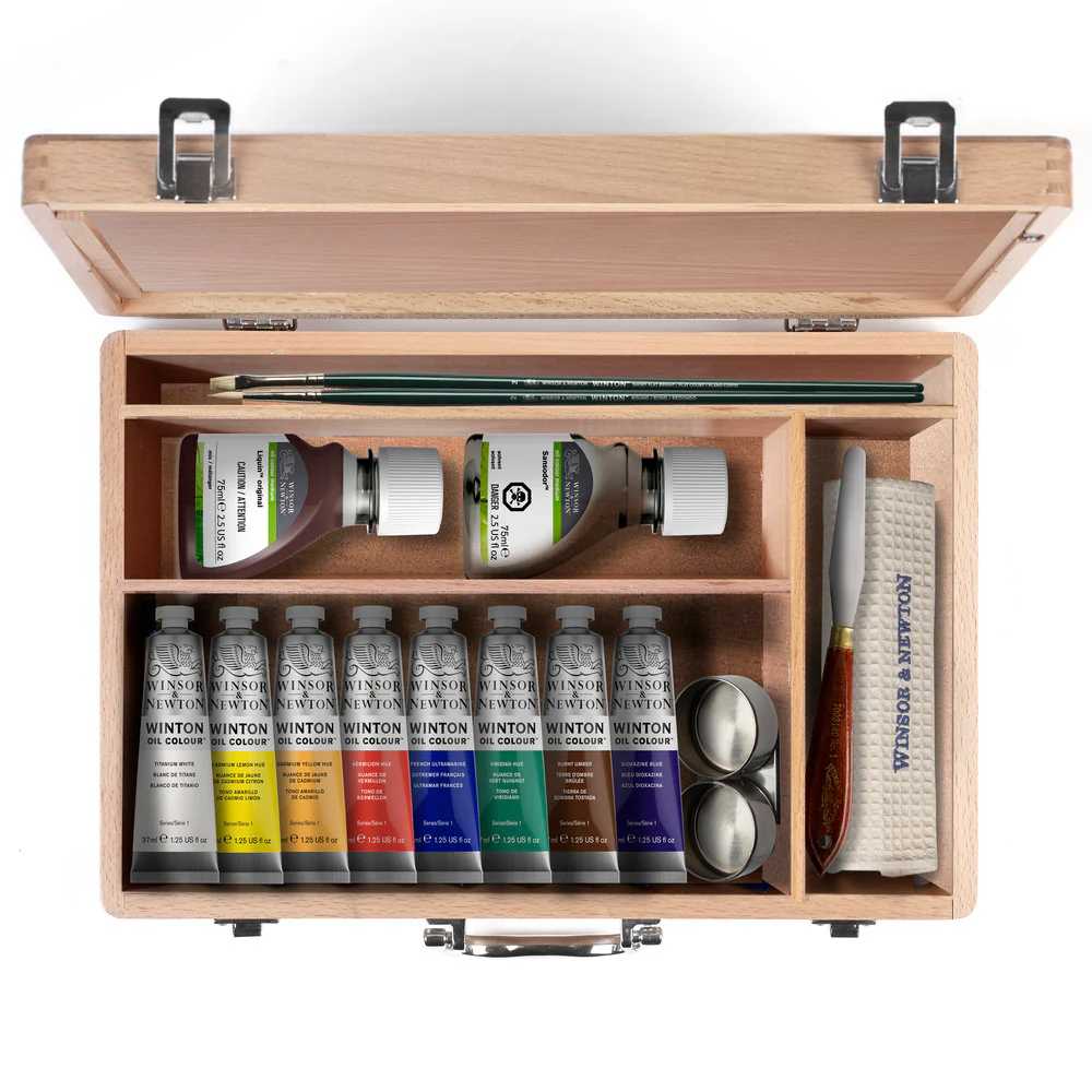 ESTOJO OLEO WINSOR NEWTON WINTON WOODEN 8X37ML 1490712