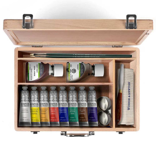 ESTOJO OLEO WINSOR NEWTON WINTON WOODEN 8X37ML 1490712