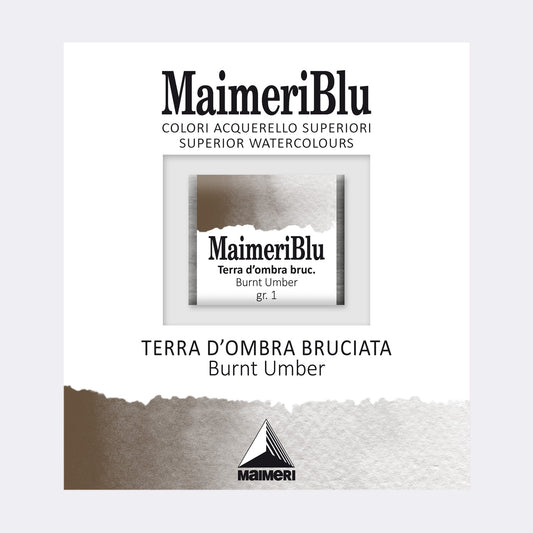 AQUARELA MAIMERIBLU ARTISTS HALF PAN 492 BURNT UMBER