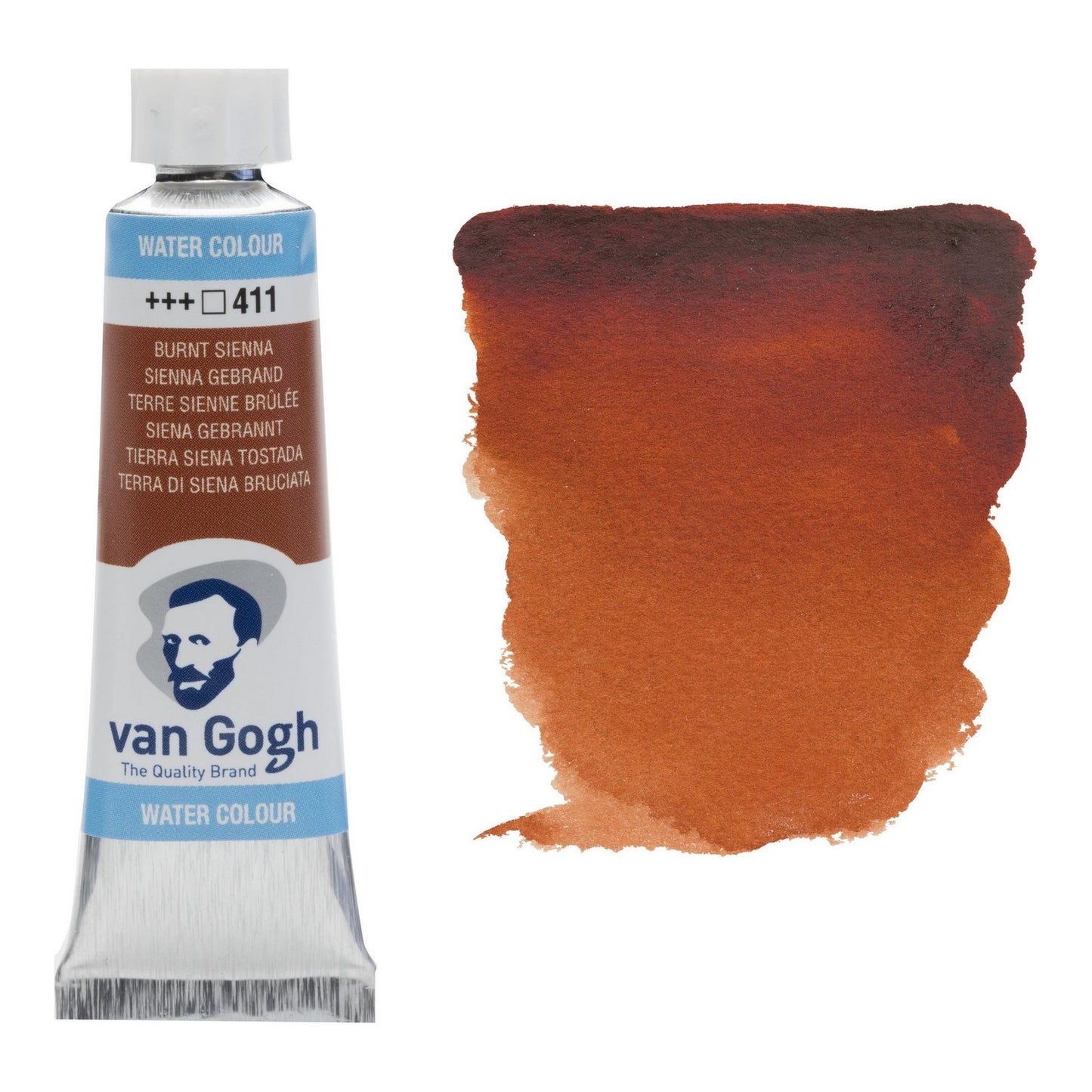 AQUARELA TALENS VAN GOGH 411 BURNT SIENNA 10ML