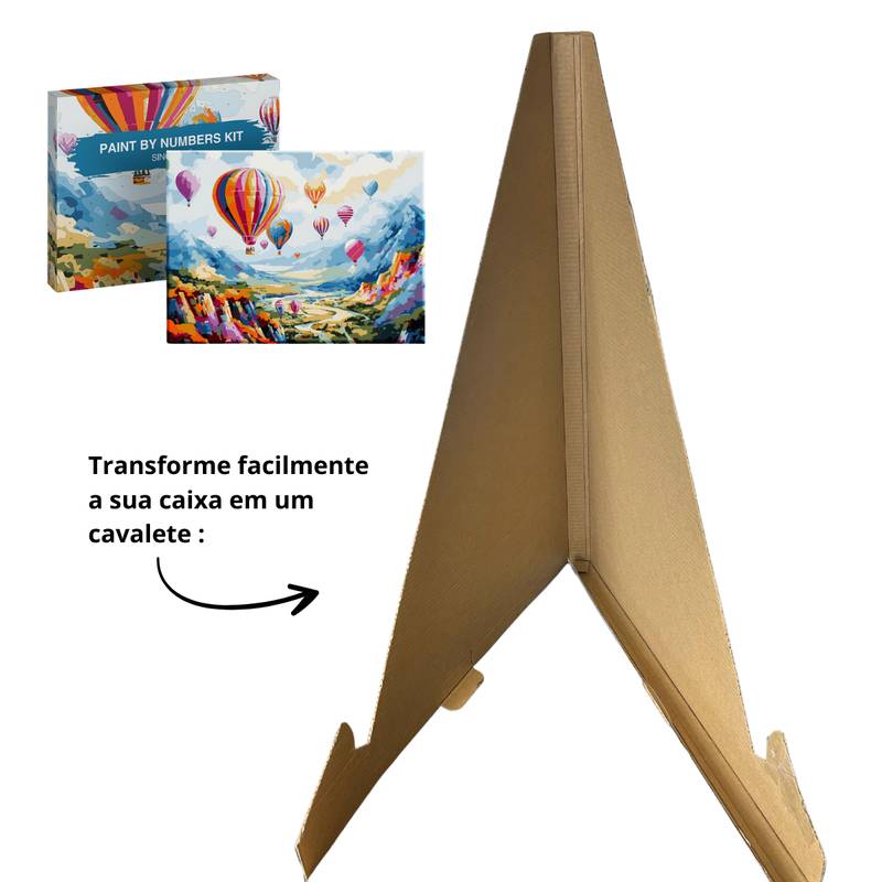 KIT DE PINTURA POR NUMEROS CAMPO DE TULIPAS 40X50 C3040-W8344