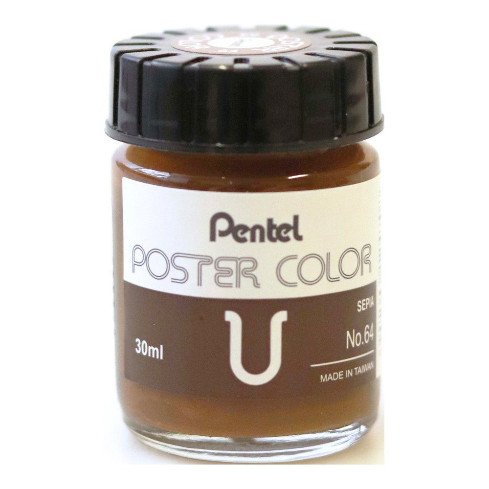 GOUACHE PENTEL POSTER COLOR 30ML SEPIA