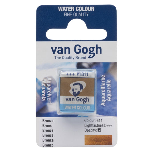 AQUARELA TALENS VAN GOGH HALF PAN 811 BRONZE