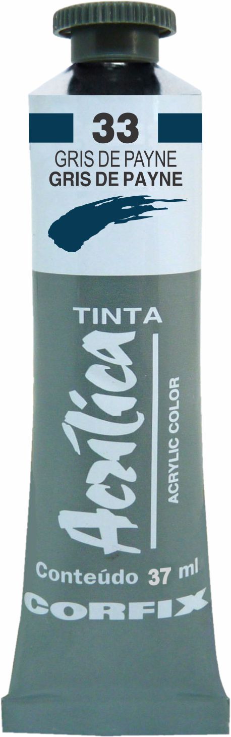 ACRILICA CORFIX 37ML 33 GRIS PAYNE