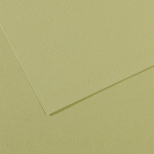PAPEL CANSON MI-TEINTES 160G/M2 A2 480 AMENDOA VERDE