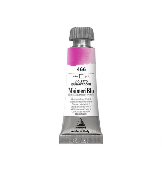 AQUARELA MAIMERIBLU ARTISTS 466 QUINACRIDONE VIOLET 12ML S2