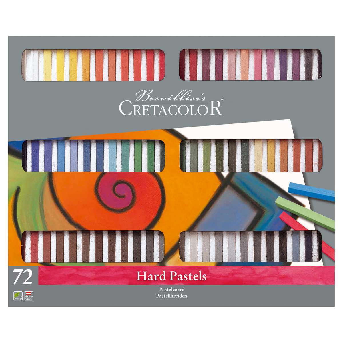 PASTEL SECO CARRE CRETACOLOR 72 CORES 480 72