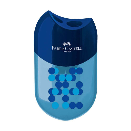 APONTADOR DUPLO FABER C/ DEPOSITO TWO TONE